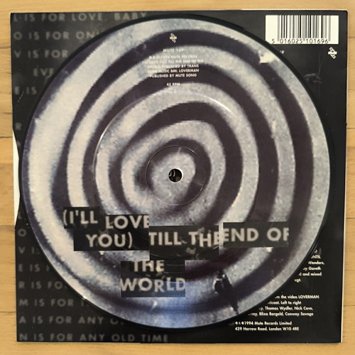Nick Cave And The Bad Seeds Loverman 7" Picture Disc Single limited edition, like new