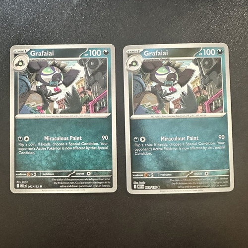 Grafaiai 092/132 Mega Evolution Pokemon card