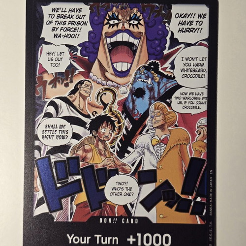 Don !! Card One Piece Card Game OP16 The Time Of Battle like new