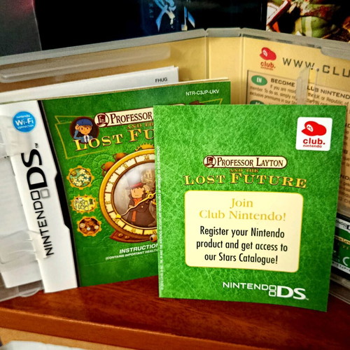 Professor Layton and the Lost Future Nintendo DS game like new, English version