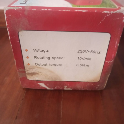 Electric rotisserie motor for grill