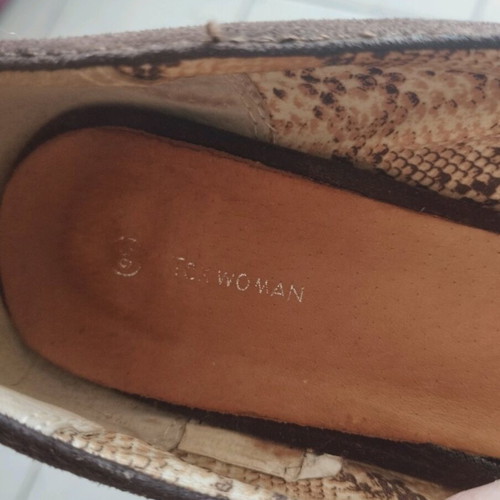 Brown suede pumps used, size 36, open toe