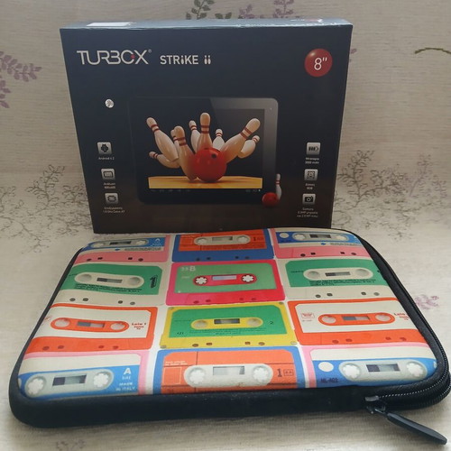 Turbo X Strike II 8" tablet with case and charger