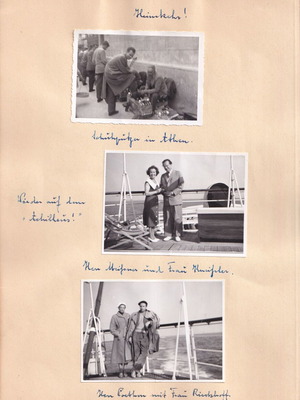 Σελίδα άλμπουμ με 3 φωτογραφίες και 2 καρτ-ποστάλ μεταχειρισμένη