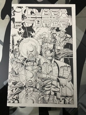 Cyberforce#0 Zero Ashcan Marc Silvestri new Image Comics mini-comic