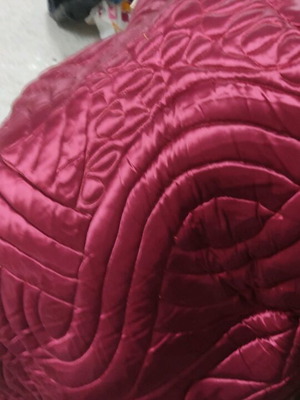 Quilt new handmade with cotton filling and cotton satin 2.00x1.60