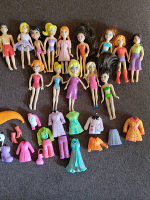 Polly Pocket collectible set used with accessories