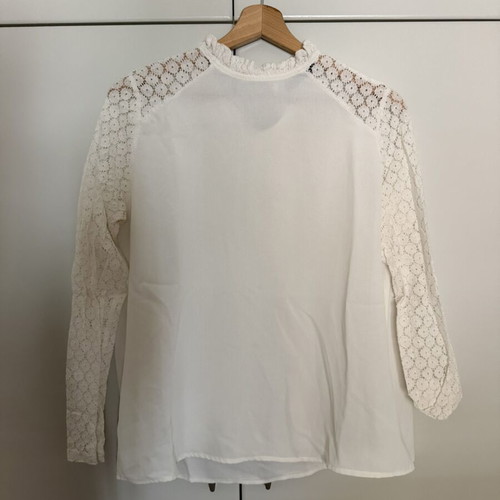 Shein blouse with lace sleeves size M like new
