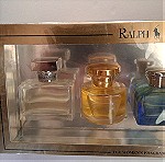  RALPH LAUREN σετ 5 συλλεκτικές vintage μινιατούρες με αρώματα σε κλειστό κουτί.