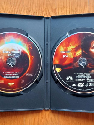 War of the Worlds DVD μεταχειρισμένο, 2 δίσκοι, με ελληνικούς υπότιτλους