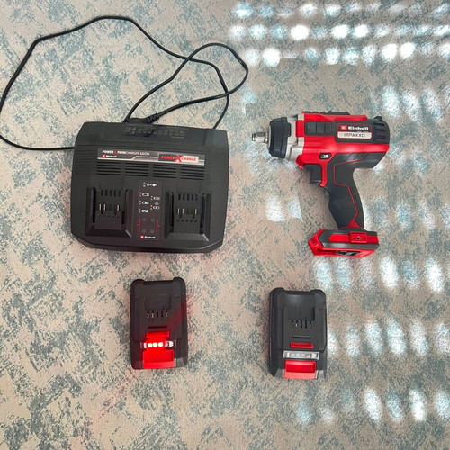 Impact Wrench Einhell IMPAXXO 18V like new with 2 batteries and charger