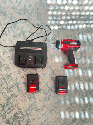 Impact Wrench Einhell IMPAXXO 18V like new with 2 batteries and charger