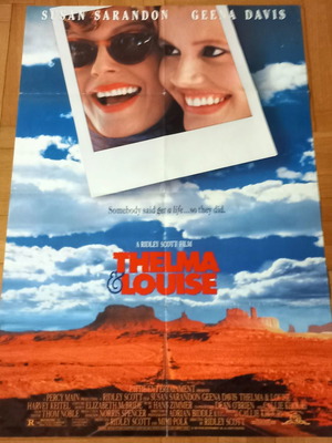 Original Thelma & Louise movie poster used, 70x100 cm