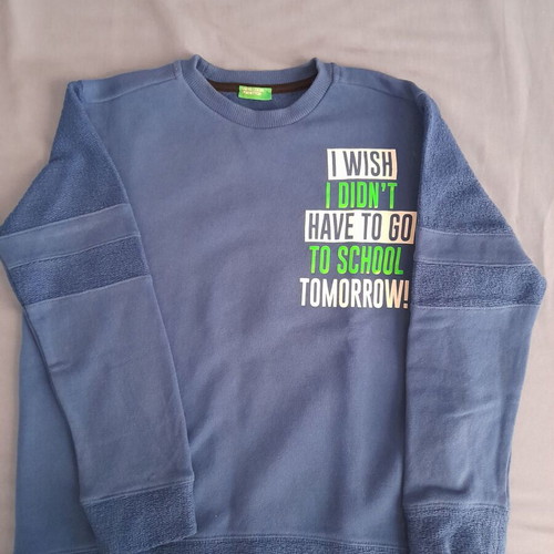 Benetton shirts used, pack of 4, 1 sweatshirt and 3 long-sleeve shirts