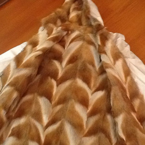 TWO-SIDED FUR COAT