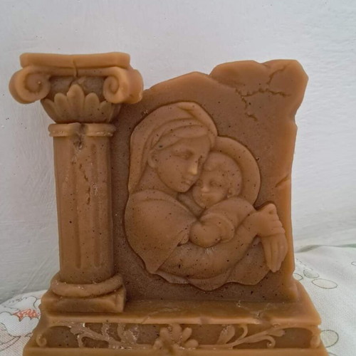 Candle Icon made-to-order from pure beeswax with detailed design