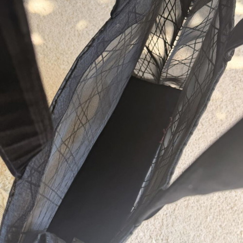 Dior Beauty black transparent tote bag