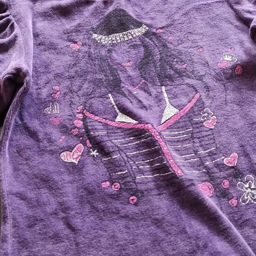 Girls' clothes used, set No 10 with shorts, dress, skirt, blouse