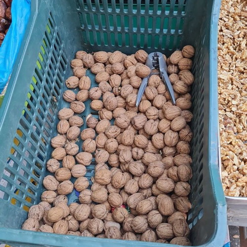 Walnuts from local production Trikala Chandler variety
