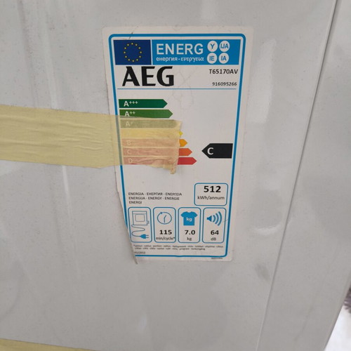 AEG Lavatherm dryer like new, 7 kg capacity, silent operation