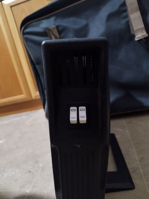 Electric heater like new, 34×47×8 cm