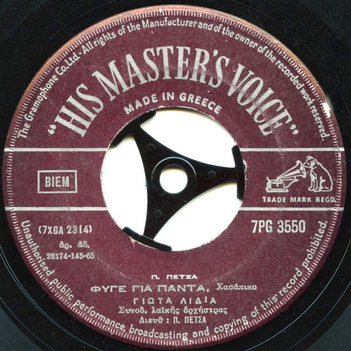 Mpithikotsis 45 RPM record used