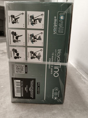 Lorelli Tino 360 Tricycle new with parent handle for 18 months