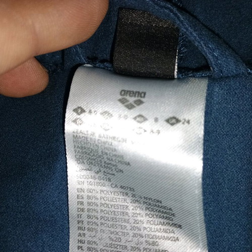 Arena kids bathrobe like new, petrol color