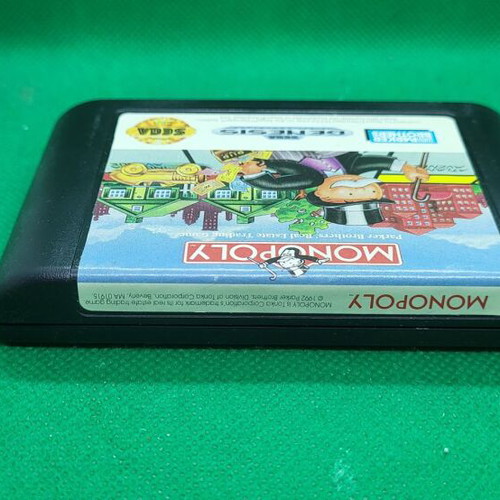 Monopoly Sega Genesis game used, original, puzzle simulation