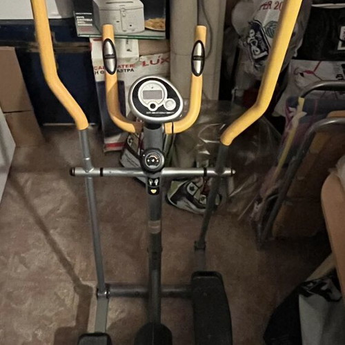 Discover Elliptical Exercise Bike like new with heart rate sensors
