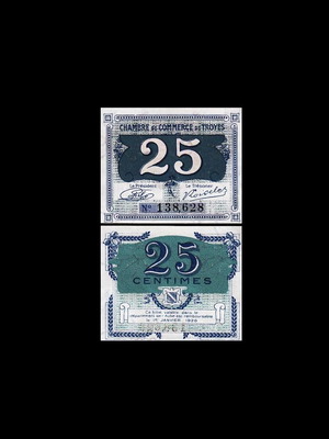 France Troues 25 Centimes 1926 new