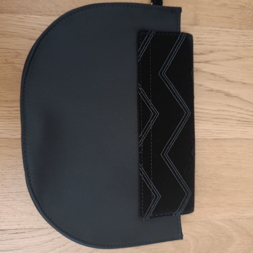 Giorgio Armani evening bag new, velvet texture black