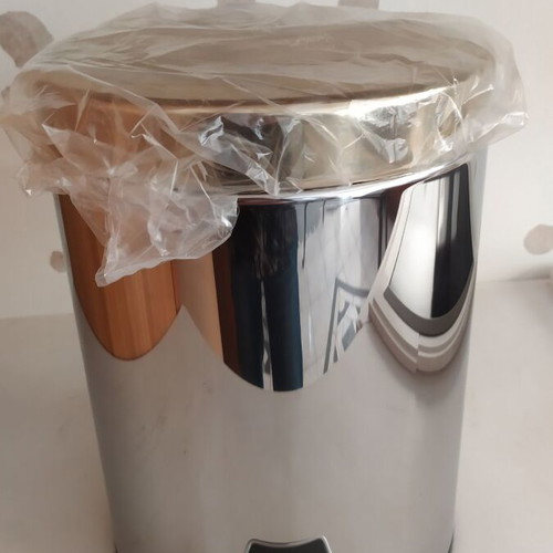 Geesa bathroom waste bin chrome gold heavy-duty new 5 l