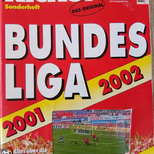 Kicker magazine 2001-2002 like new, Bundesliga special edition