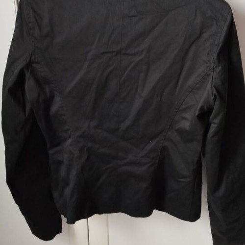 Women's jacket used size M, black short cotton