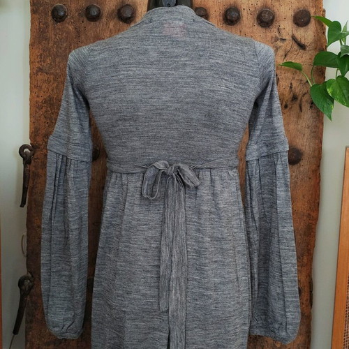 Vintage grey ALE dress with empire waist like new