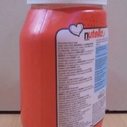 Nutella old collectible glass jar like new