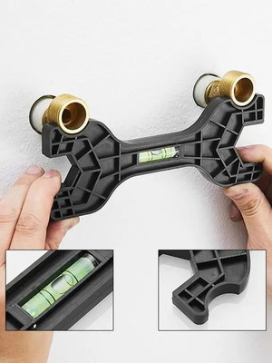 Plumbing wrench with level new, multifunctional