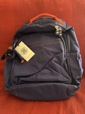 Kipling backpack new with tag, blue, 20L capacity