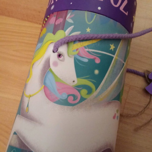 Psychogios children's puzzle unicorn 5+, 100 pieces like new with poster gift
