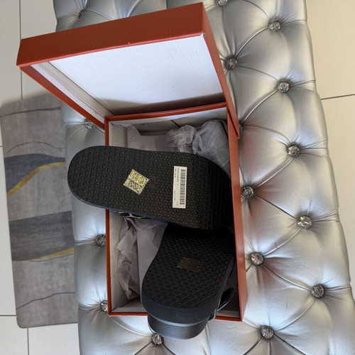Exe Mule Leather Women's Slippers Size 37 New Black