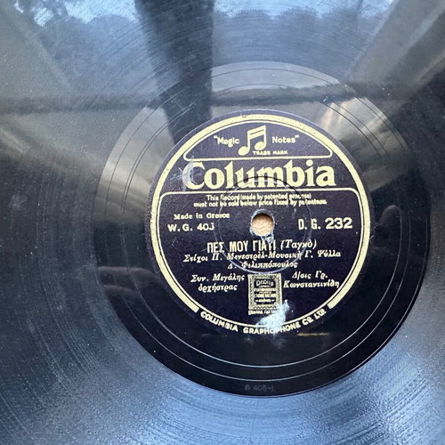 Michalis Thomakos record Pés mou pos m'agapas used Columbia