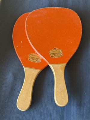Vintage rackets Greek made used, set of 2