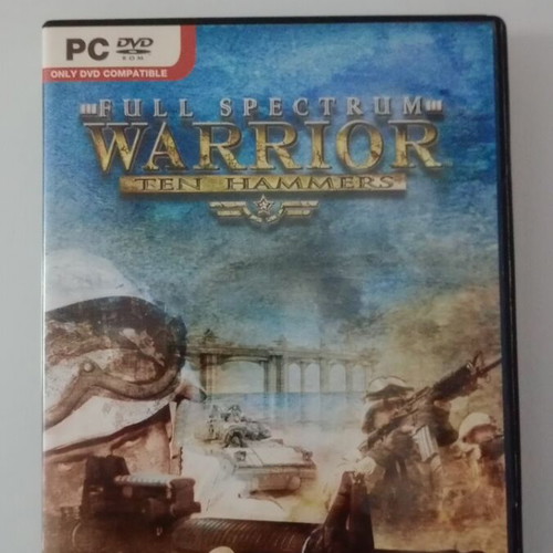 Full Spectrum Warrior Ten Hammers PC videogame used, no manual