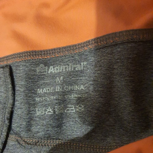 Admiral Gym Leggings like new, grey with orange details, size M