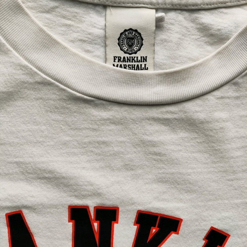 Franklin & Marshall men's T-shirt used, size M, black and beige