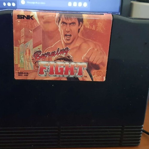 Burning Fight used SNK Neo Geo game
