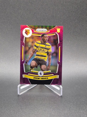 2021 Panini Prizm Premier League Purple Jeremy Ngakia #262 Rookie RC card used