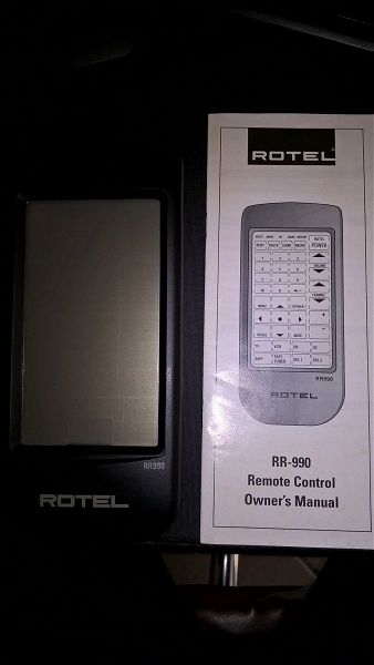  Rotel RR-990 Remote control