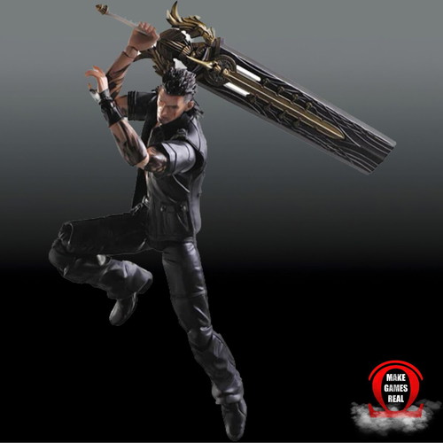 Final Fantasy XV Gladiolus action figure new, Play Arts, 28 cm